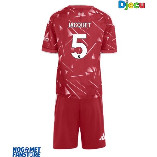 Liverpool Jeremy Jacquet #5 Domaci Dres za djecu 2026-27 Kratak Rukav (+ Kratke hlače)